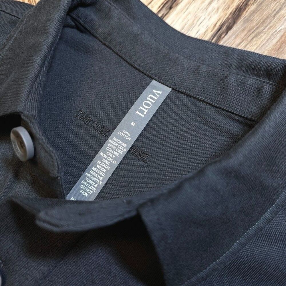 Vuori Mackenzie Jacket Medium Washed Black Cotton Shacket Chore Coat Inspo NWT - Picture 15 of 16
